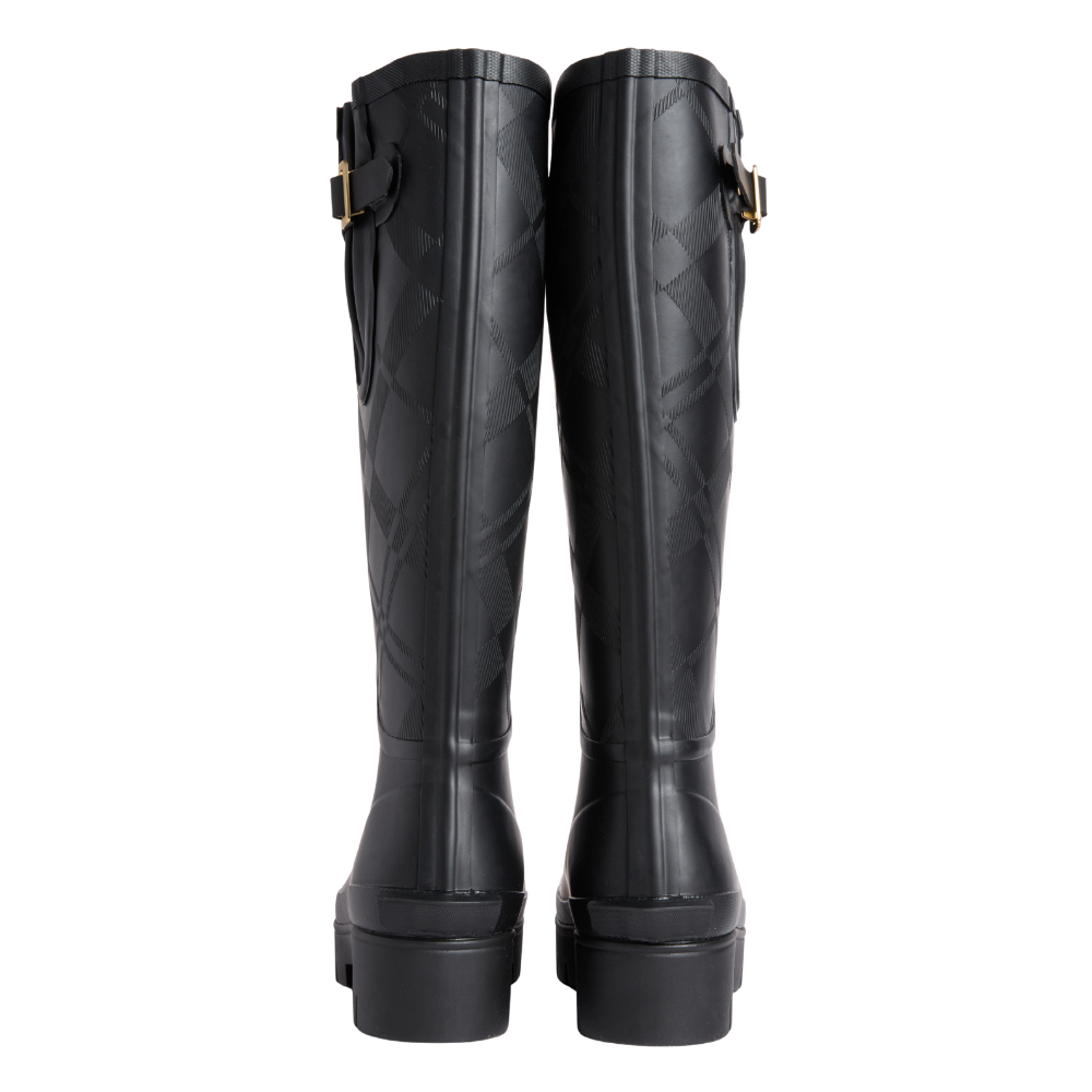 Leighton Tartan gummistøvler – Black